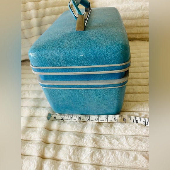 VINTAGE 70s Sears Make up Travel Carrying Case - Picture 7 of 10
